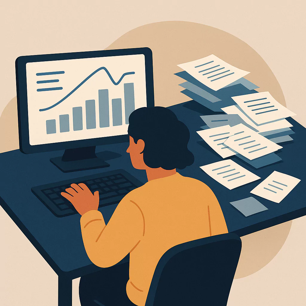Dashboard illustrating clean vs messy contact data