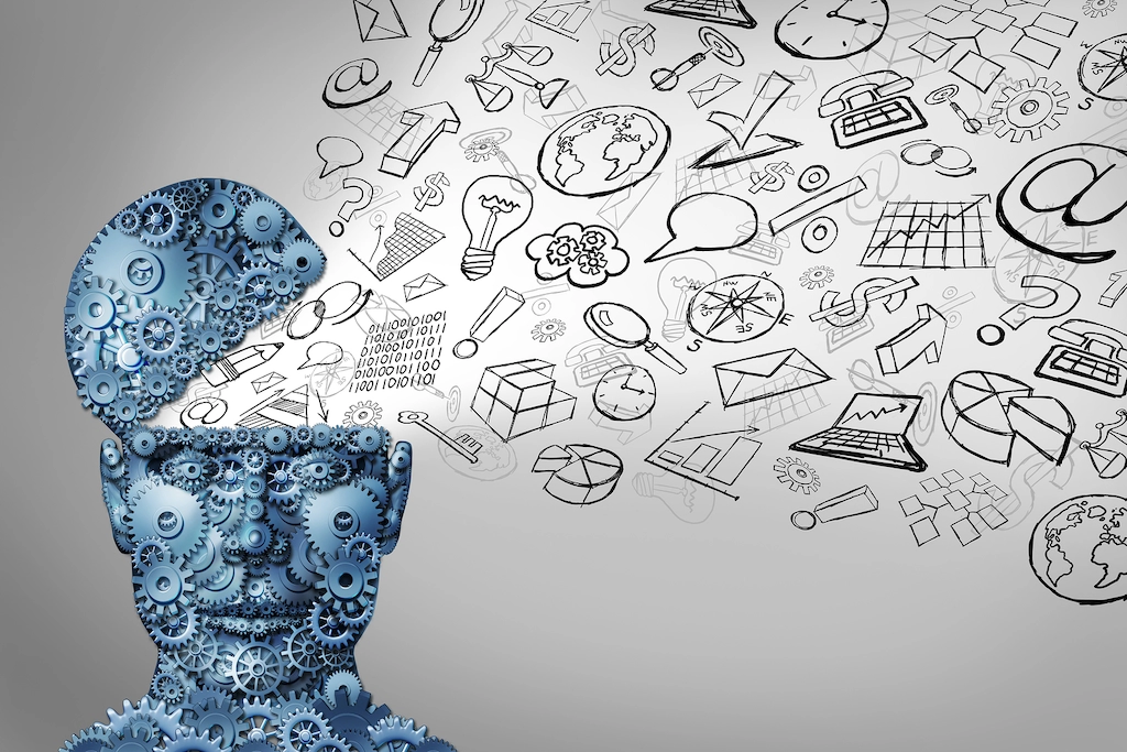 Abstract collage of social media icons illustrating mental health, privacy, and cyberbullying risks