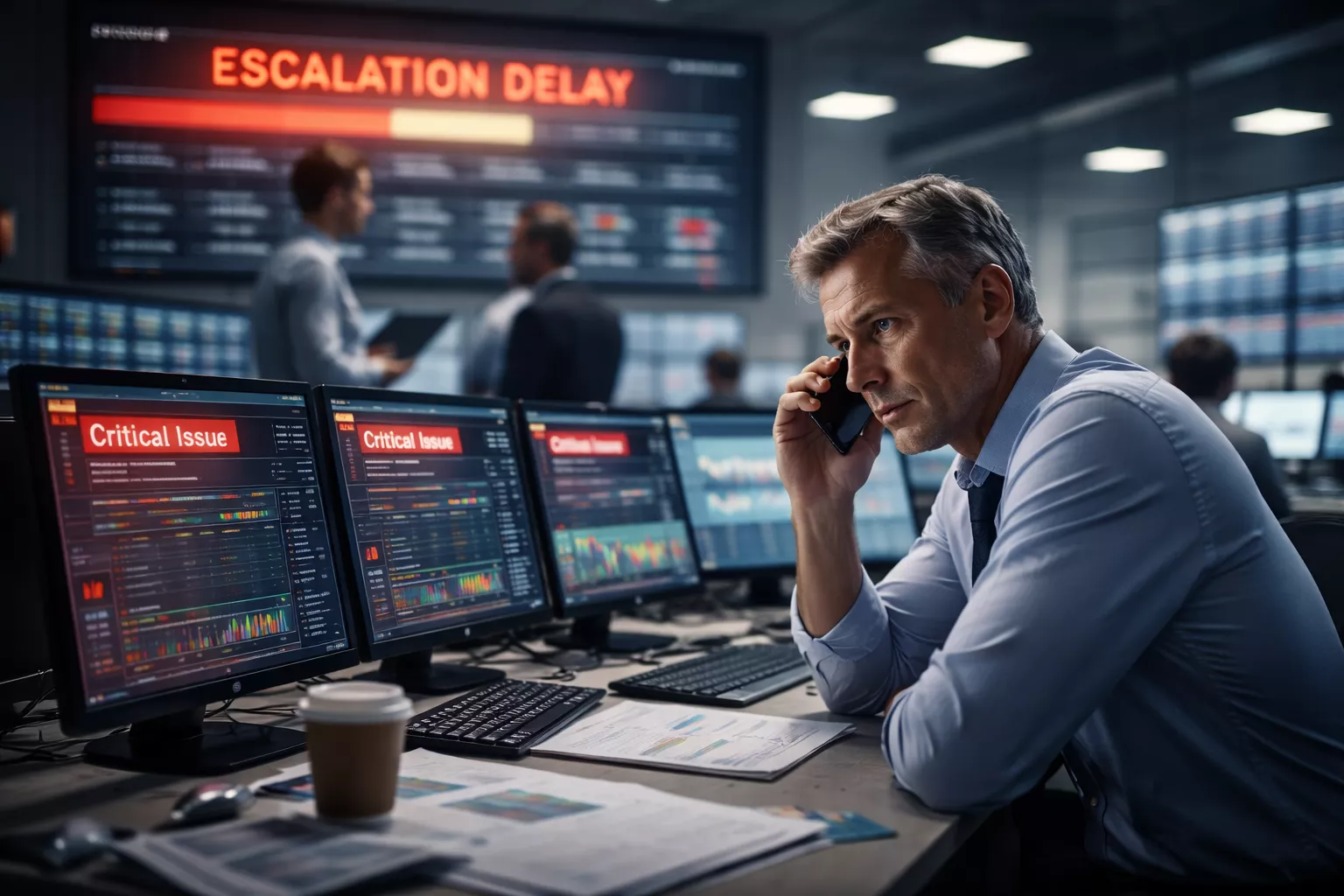 Why does escalation feel slower than the problem itself?