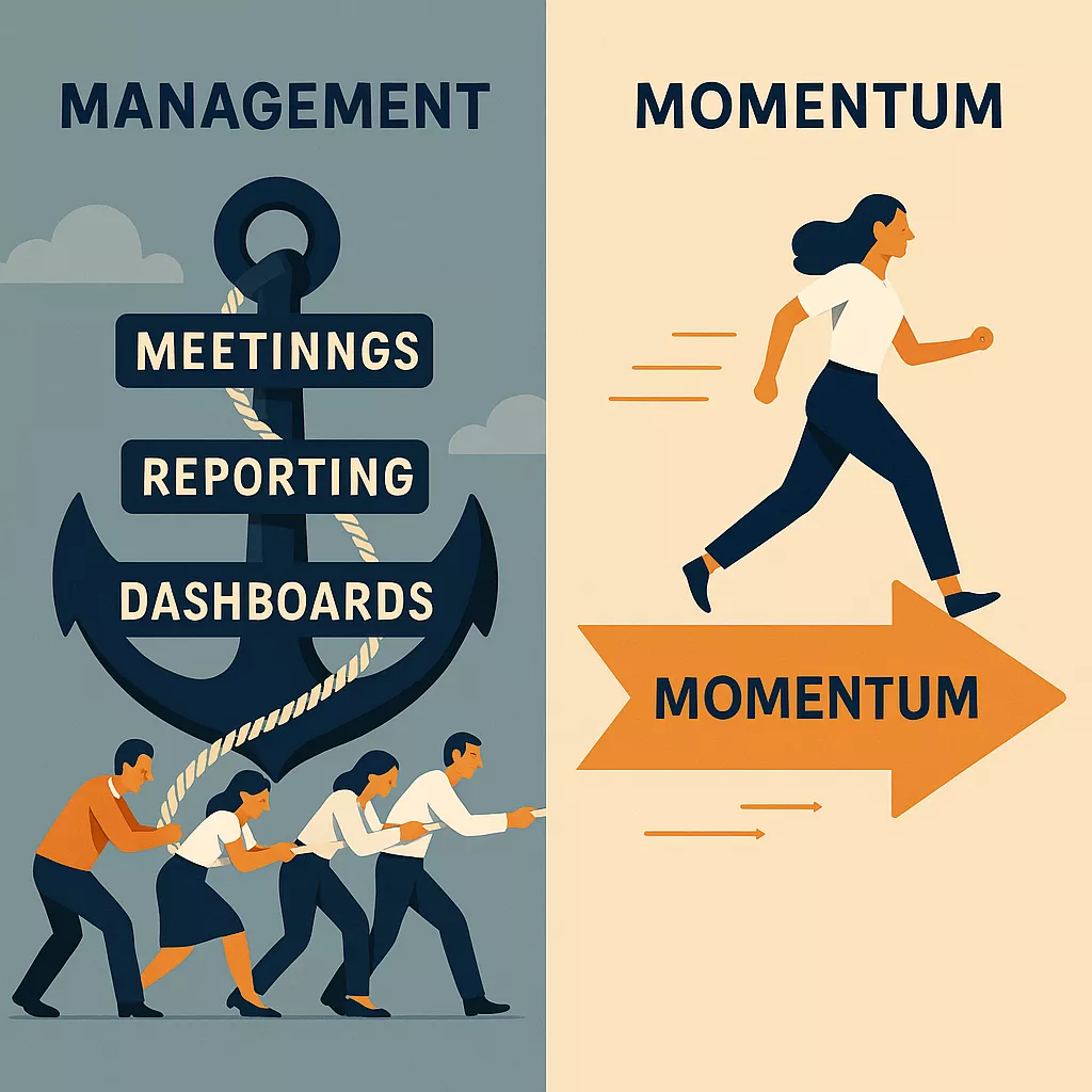 Why Momentum Beats Management