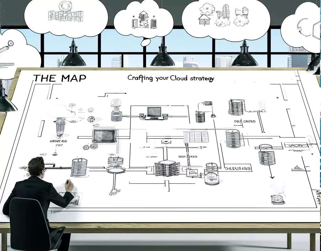 Cloud architecture illustration