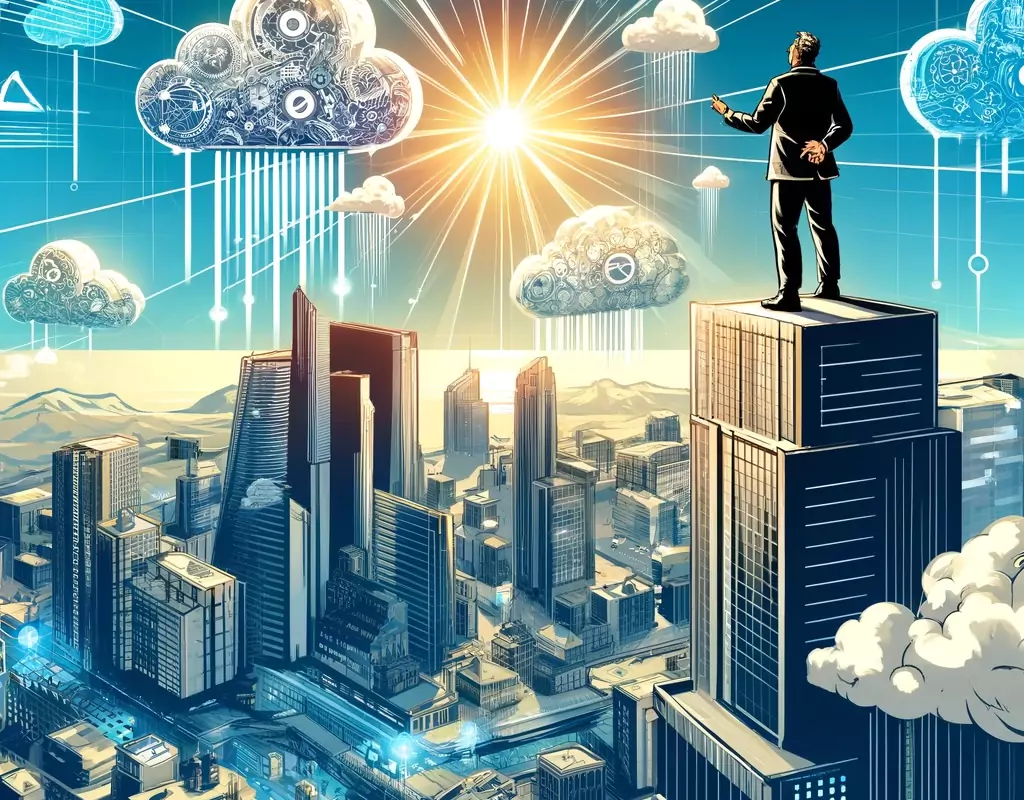 Cloud architecture illustration