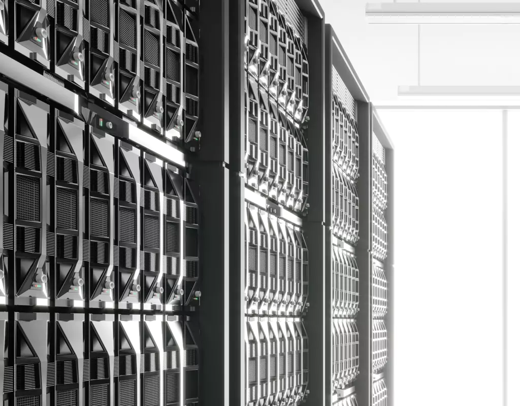 Microservices as interconnected modules graphic