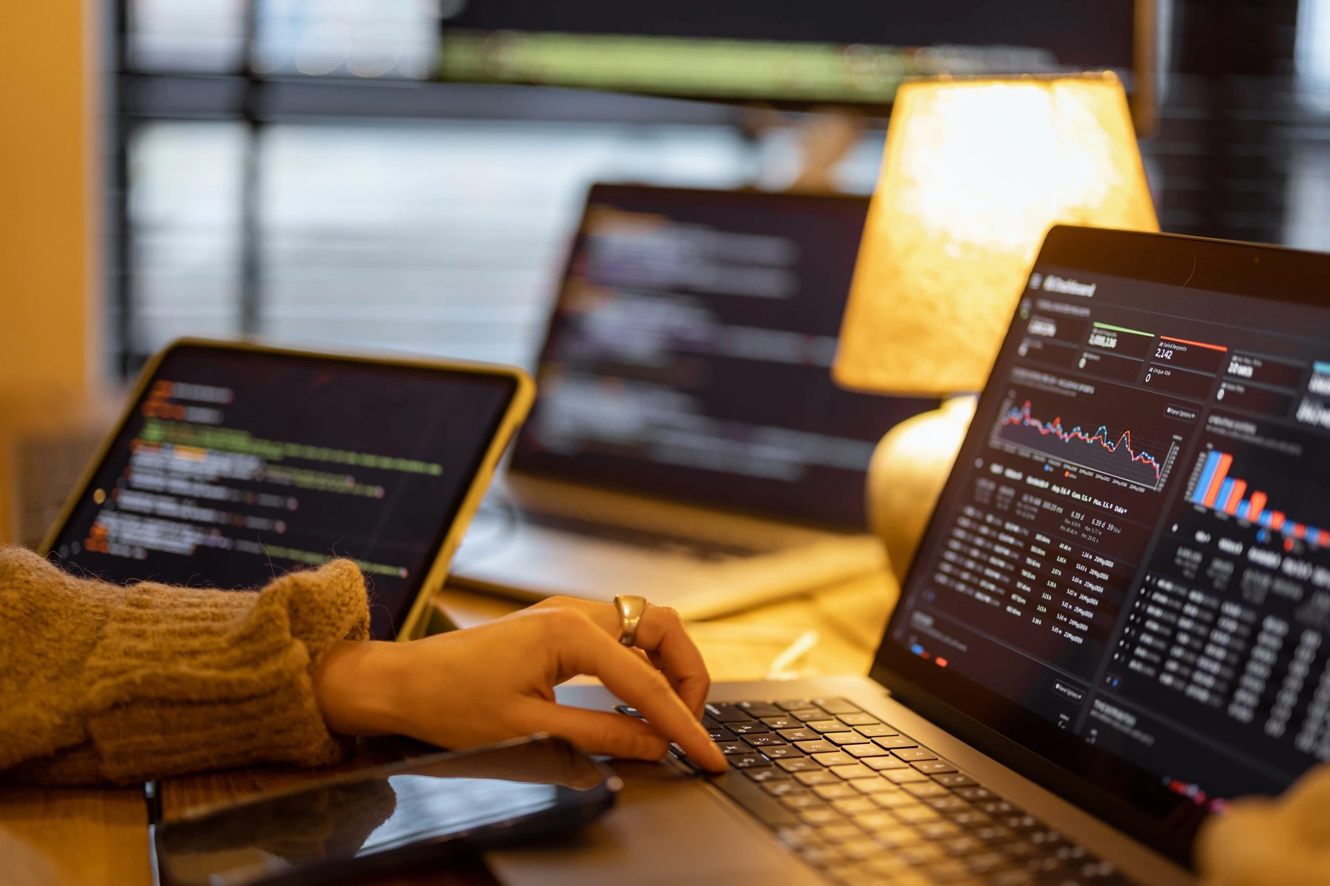 Professionals working together to enhance web performance