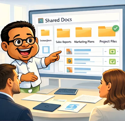 Docs organization and file flow illustration