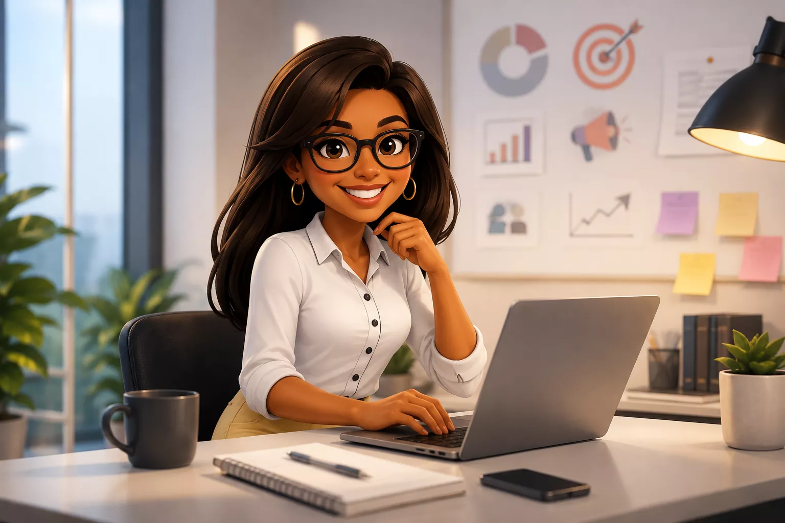 Maya, Taliferro's free marketing director advisor