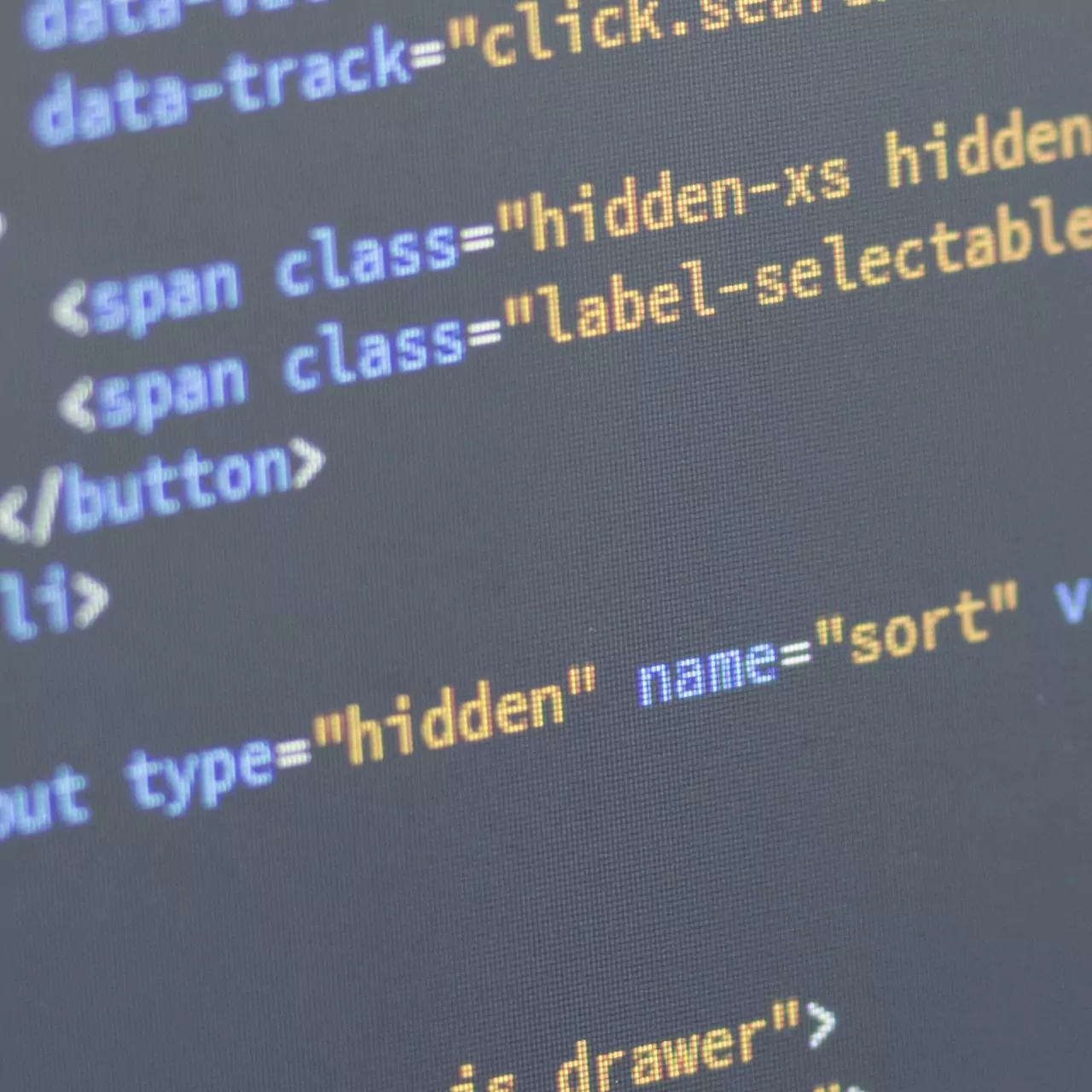 Machine learning code on computer