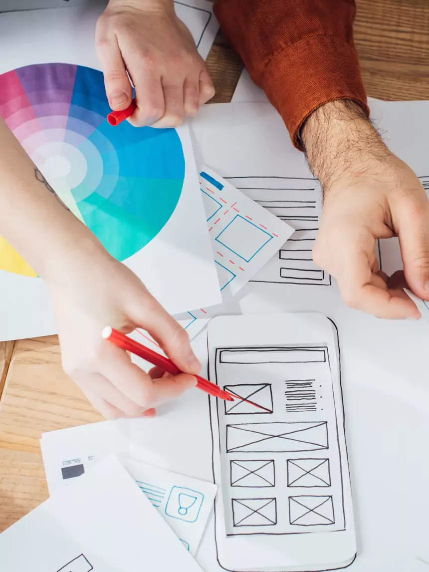 Affordable web development design example