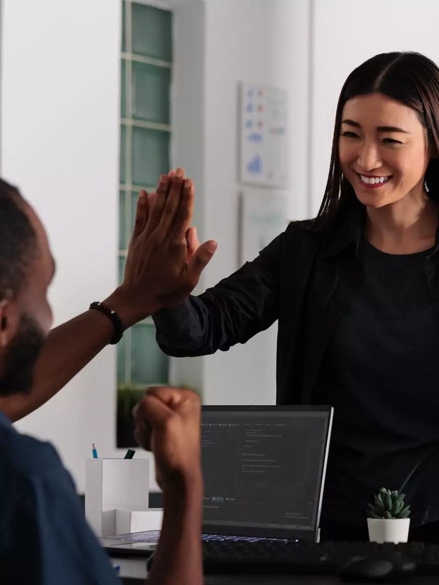 Bespoke software development depiction